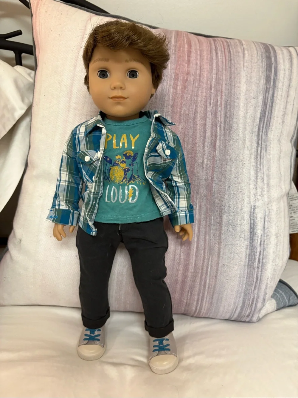 American girl doll first boy, Logan